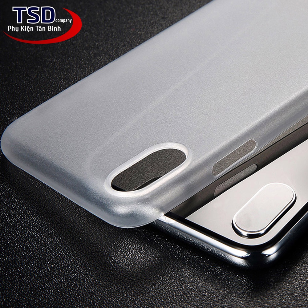 Combo 2 Ốp Lưng Trong Nhám Siêu Mỏng Unibody Cho iPhone X, XS, XS MAX