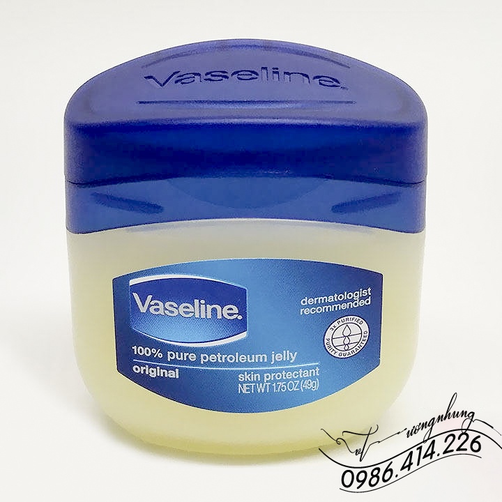 Sáp Dưỡng VASELINE Đa Năng 100% PURE PETROLEUM JELLY 49G,Dưỡng Vaseline Đức dùng Phun Xăm