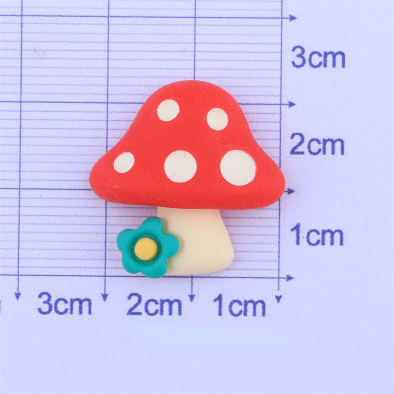 Set 10 Phụ Kiện Kẹp Trang Trí Điện Thoại/Tủ Lạnh Hình Chú Sóc/Ngôi Nhà/Sóc Nấm Bằng Nhựa Resin Diy