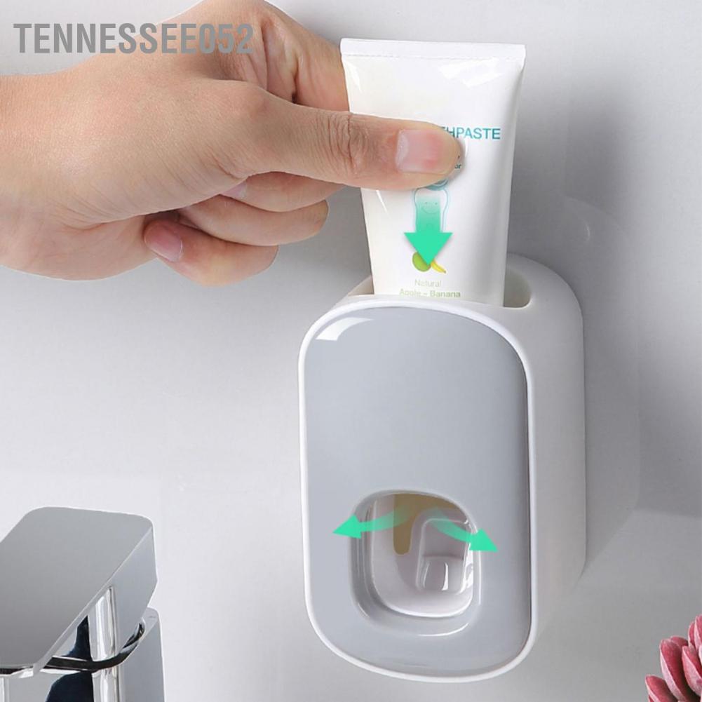 Giá đựng tuýp kem đánh răng hỗ trợ bóp kem tự động gắn tường tiện dụng cho nhà tắm