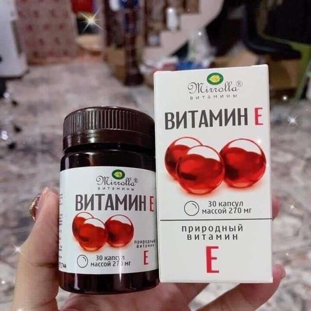 Vitamin E đỏ của Nga 270mg