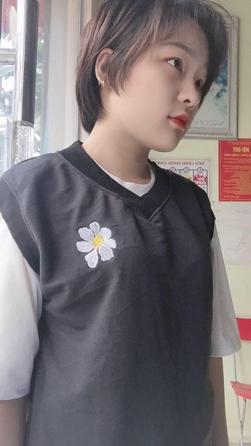 Áo gile unisex WIND form rộng thêu Hoa Cúc áo kiểu nam nữ oversize ulzzang | BigBuy360 - bigbuy360.vn