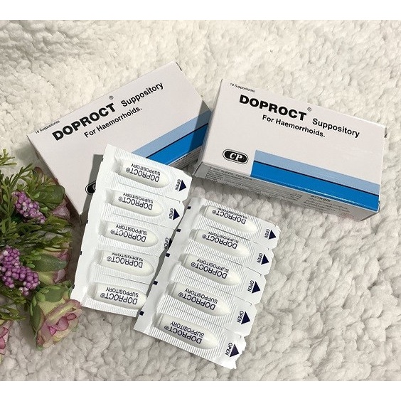 Kem bôi trĩ + Đặt trĩ Thái Lan Doproct