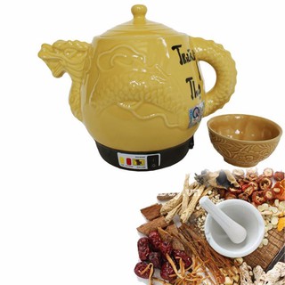 Ấm sắc thuốc trường thọ rồng vàng ba-2086 3,2l