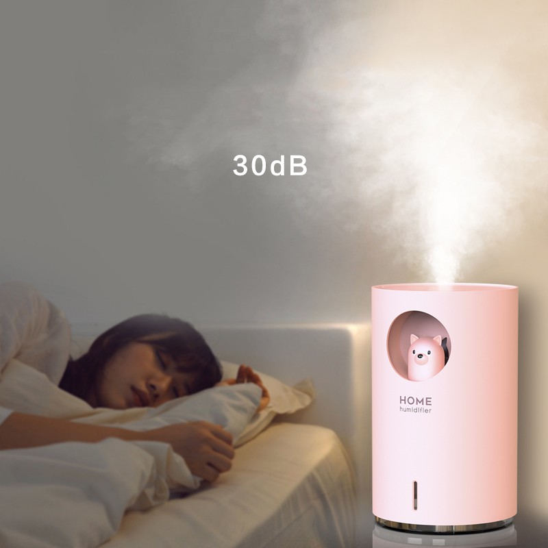 (Hàng Mới Về) Máy Phun Sương Tạo Độ Ẩm Không Khí Dung Tích 700ml Có Đèn Led