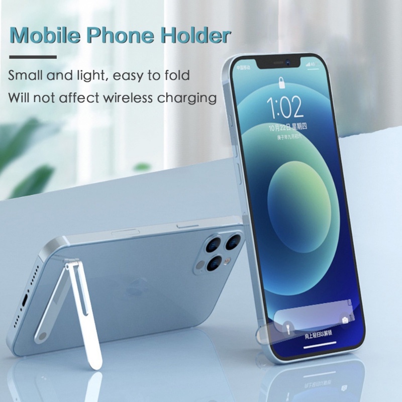 Giá Đỡ Điện Thoại Máy Tính Bảng Bằng Hợp Kim Màu Bạc Có Thể Điều Chỉnh Đa Góc Kèm Giá Đỡ Nam Châm Siêu Chắc