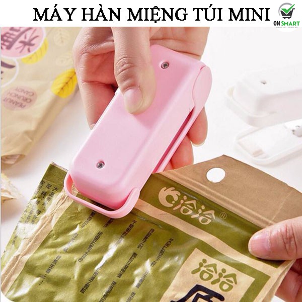 Máy hàn miệng túi mini, cầm tay, nhỏ gọn, dụng cụ hàn miệng túi nilong, túi bóng dùng nhiệt tiện lợi