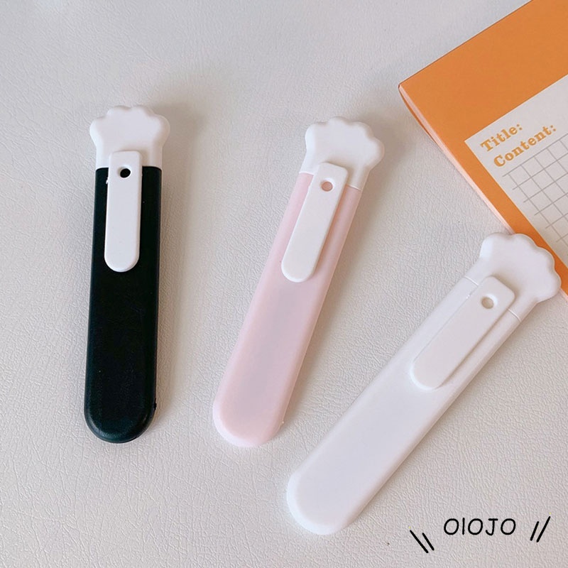 Dao rọc giấy cỡ nhỏ hình chân mèo dễ thương