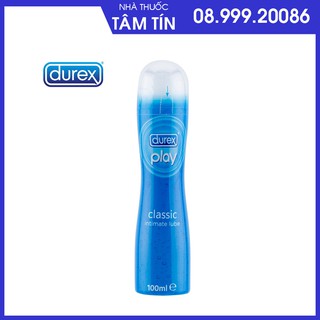 Gel bôi trơn tạo độ ẩm tự nhiên Durex Play Classic 100ml - Chính hãng