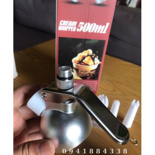 Bình Xịt Kem Tươi Cream Whipper 500ML.