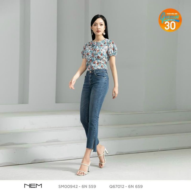 quần nem jean size 6=l