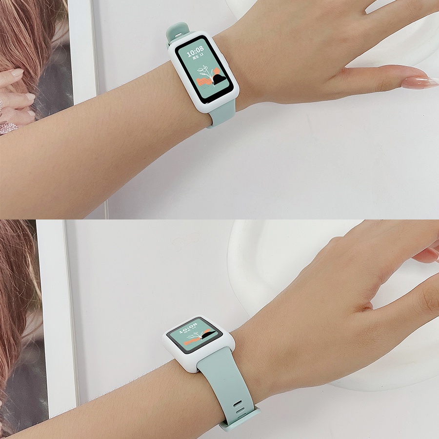 Dây Đeo Thay Thế Bằng Silicon TPU Mềm Cho Đồng Hồ Thông Minh Huawei Band 7 Band7