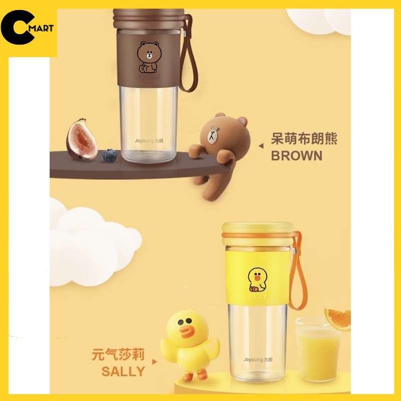 Máy Xay Sinh Tố Trái Cây Sạc Điện Joyoung Line Friends Brown&Sally L3-C86XL [CMART GIA DỤNG TIỆN ÍCH]