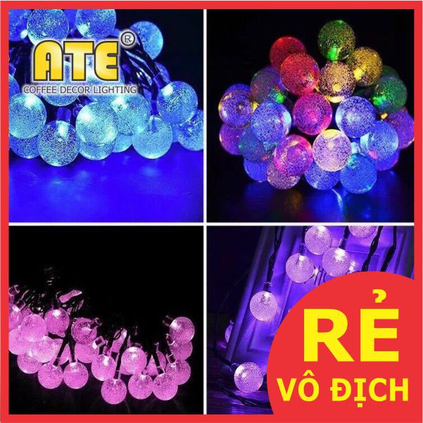 Dây đèn led trang trí - DÂY ĐÈN BI BỌT 2.5cm 96 BÓNG - CÁC MÀU - MSP: ATE-510-B96M