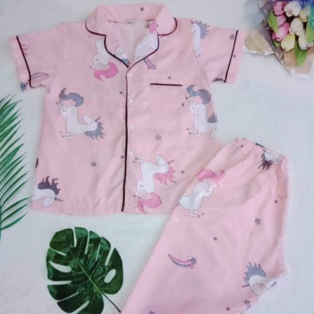 Pizama kate lụa lửng
