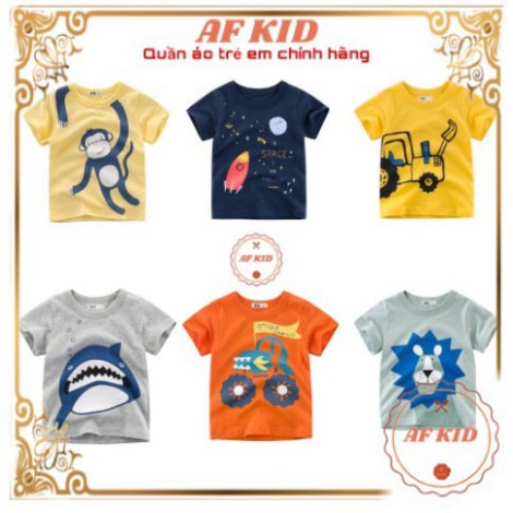 Áo phông cotton Hè Minky mom in hình siêu dễ thương cho bé trai bé gái 💖 Quần áo trẻ em