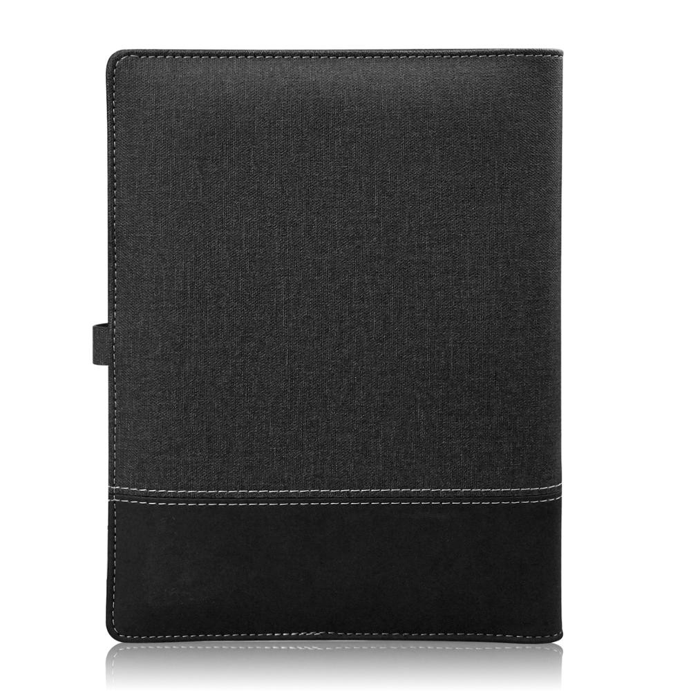 Sổ ghi chép bìa da tích hợp pin sạc dự phòng 6000mAh khắc tên theo yêu cầu, có kèm hộp quà tặng cao cấp
