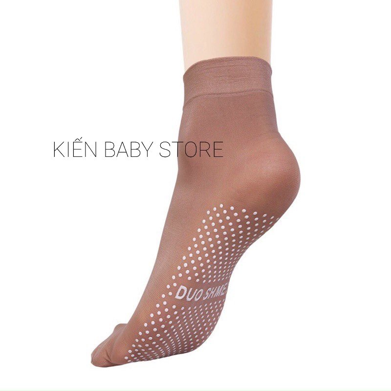 Set 5 đôi Tất da chân nữ mỏng siêu dai, tất giấy có chống trượt cho mẹ Thị Nắng Store