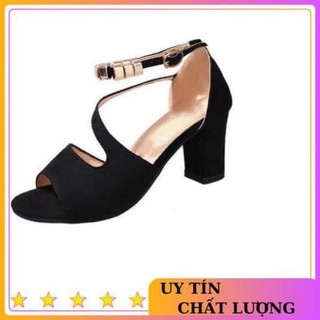 [ HÀNG CAO CẤP Sandan gót vuông 7cm