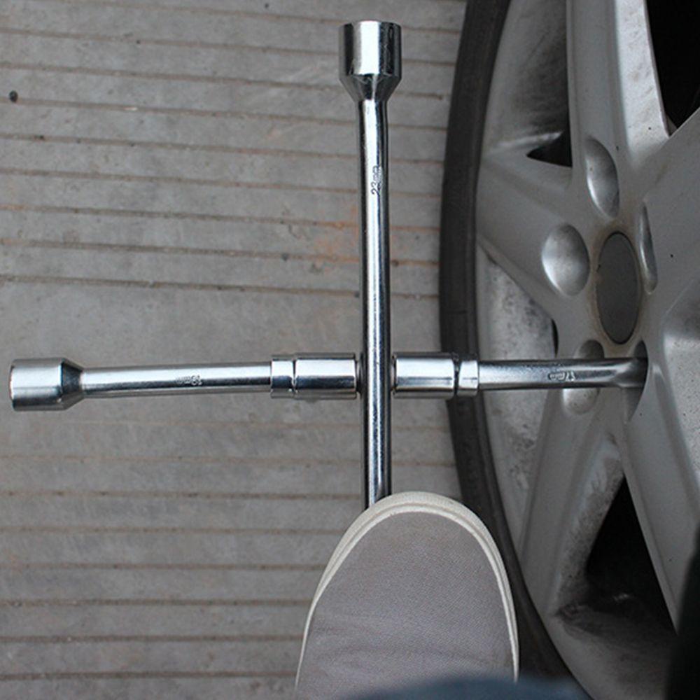Cờ Lê Chữ Thập Bằng Thép Chrome Vanadium Có Thể Gập Lại Chuyên Dụng Tháo Gỡ Lốp Xe Hơi