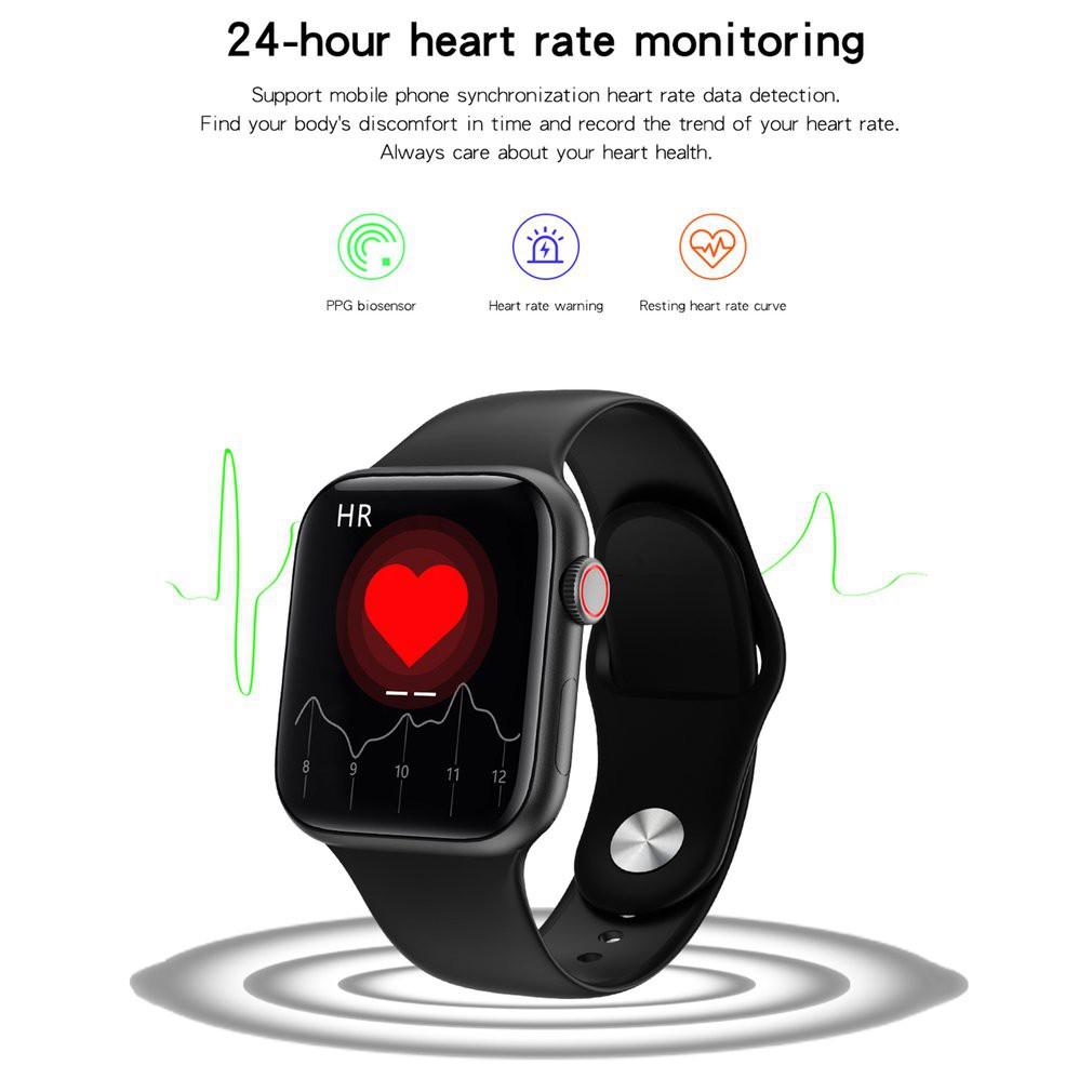 Đồng hồ thông minh HW33 / 1.75 inch full màn hình đồng hồ thông minh đa chức năng / theo dõi sức khỏe Kết nối Bluetooth / chống nước