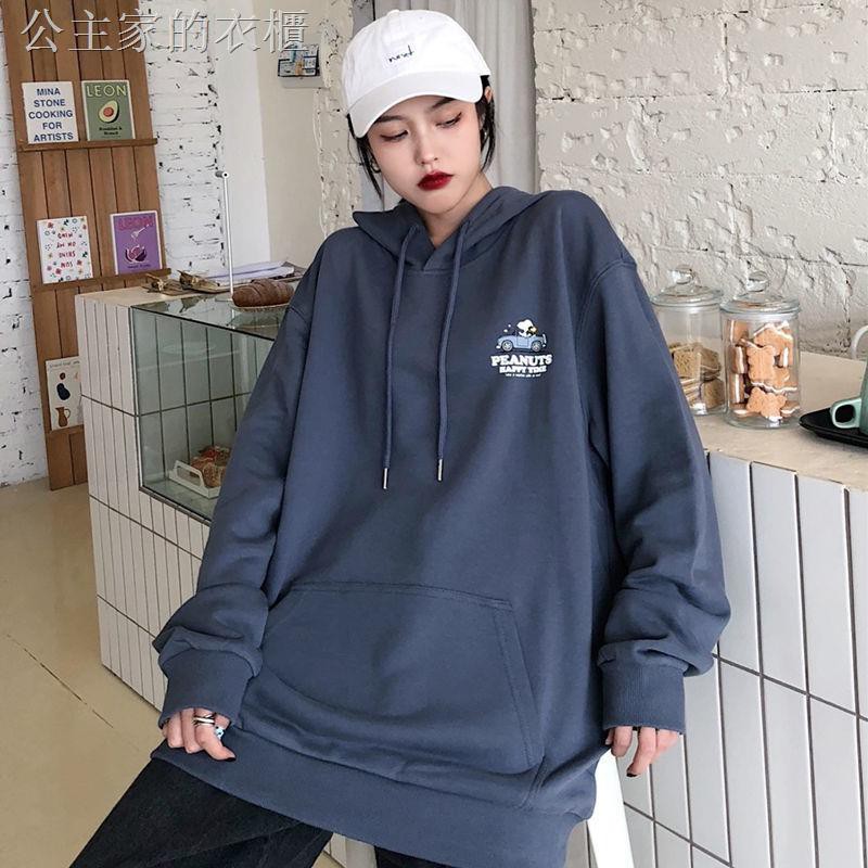 Áo Hoodie Lông Cừu Dày Dáng Rộng Kiểu Hàn Quốc Thời Trang Thu Đông 2020 Cho Các Cặp Đôi