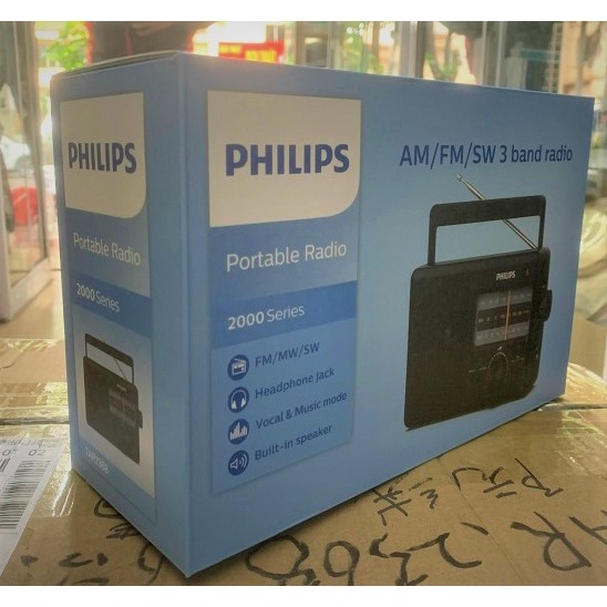 RADIO PHILIPS AM/FM/SW CHẠY ĐIỆN PHILIPS TAR2368 4 PIN ĐẠI