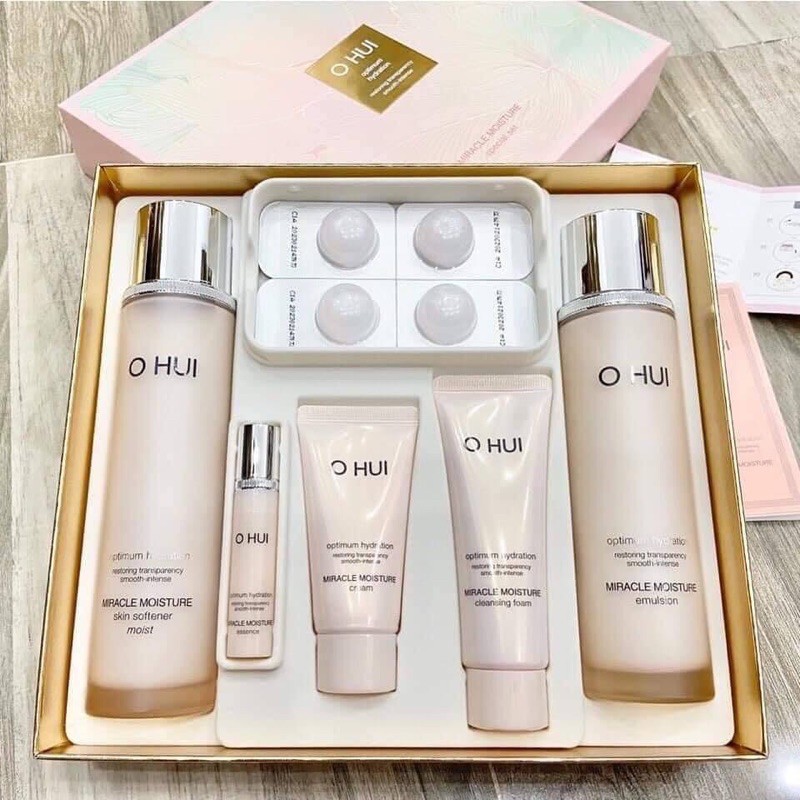 💥💥 SET OHUI HỒNG MIRACLE MOISTURE mẫu mới nhất luôn