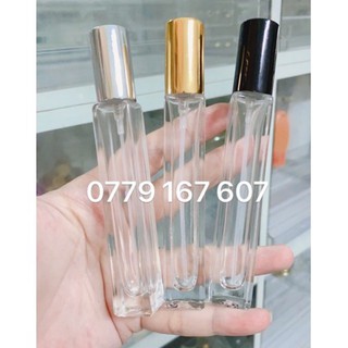 Vỏ chai lọ chiết nước hoa vuông cao 10ml