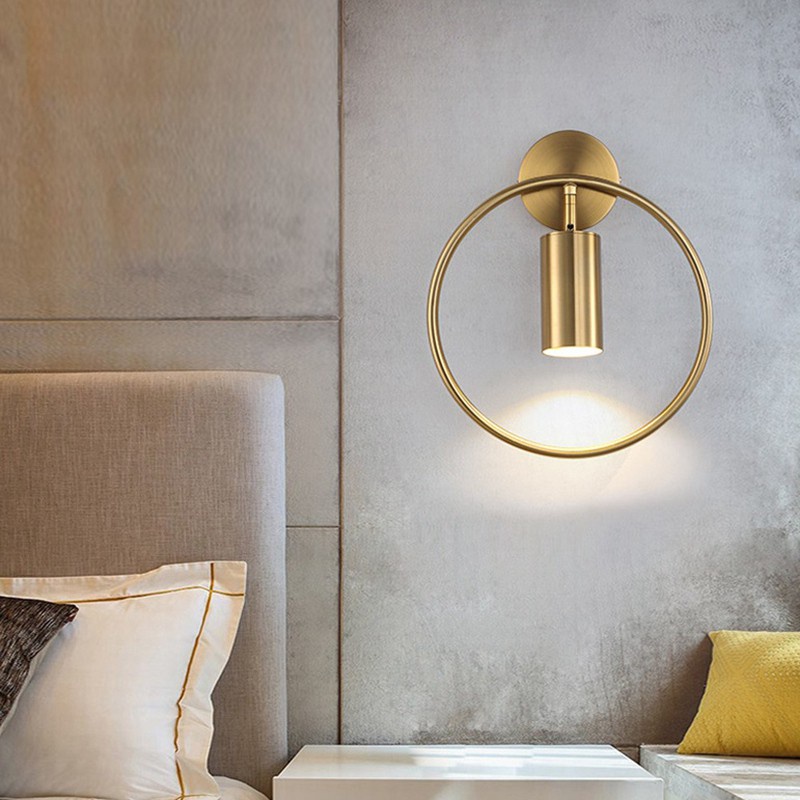 ern LED Wall Lamp Bedroom Bedside Wall Lamp Creative Led Gold