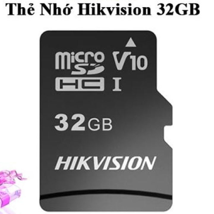 Thẻ nhớ tốc độ cao Hikvision 32GB chuẩn dung lượng và tốc độ đọc ghi