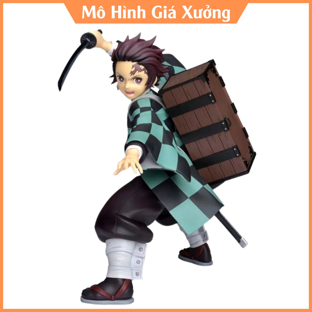 Mô hình Kimetsu No Yaiba figure Demon Slayer Tanjirou Nezuko Zenitsu Inosuke Giyuu Shinobu...figure thanh gươm diệt quỷ