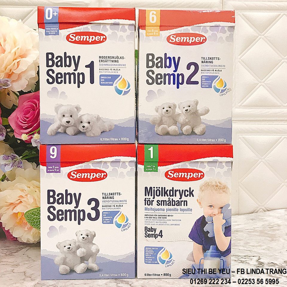 Sữa Semper 2 (800g) (6-9 tháng tuổi)