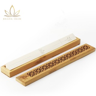 Hoàng Trầm - Trầm Hương Bạch Hạ Trầm 5Gr / Nhang không tăm - Dài 21cm - hộp 40 thanh