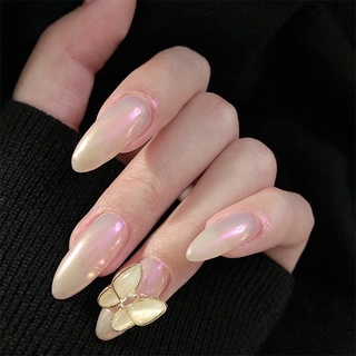 Mẫu thiết kế móng úp sét 24 móng. bộ nailbox thiết kế bướm đá xinh. tặng kèm dũa keo.