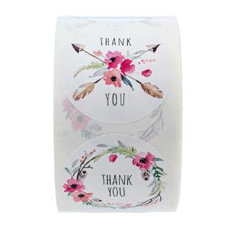 Cuộn 500 Miếng Dán Chữ Thank You mm