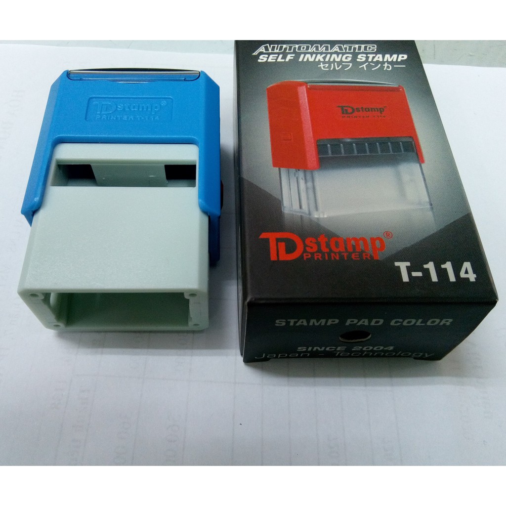 Dấu Việt Nam  TDstamp T114 Khắc Dấu Tên, Logo, Nội Dung Ngắn Loại Nhỏ