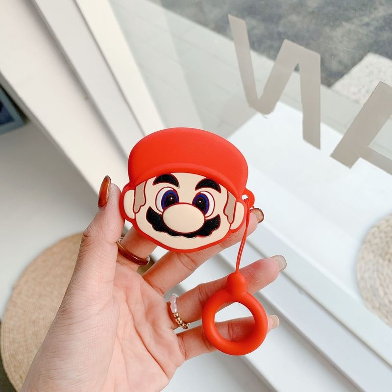 Vỏ Bọc Tai Nghe Bằng Silicon Mềm Họa Tiết Hoạt Hình Cho Beats Fit Pro