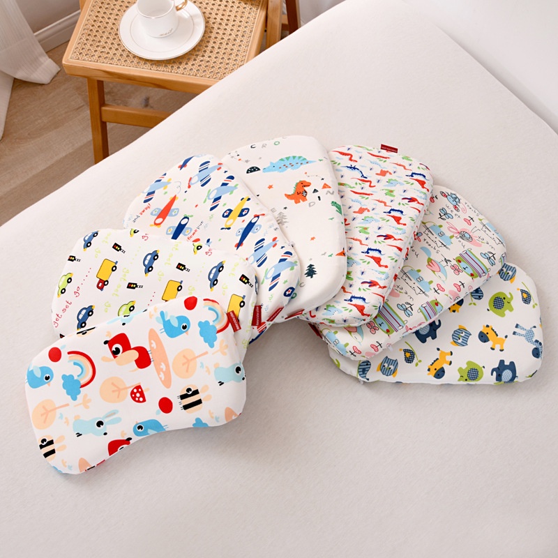 Gối cao su non chống méo đầu size nhỏ nhiều họa tiết đáng yêu cho bé