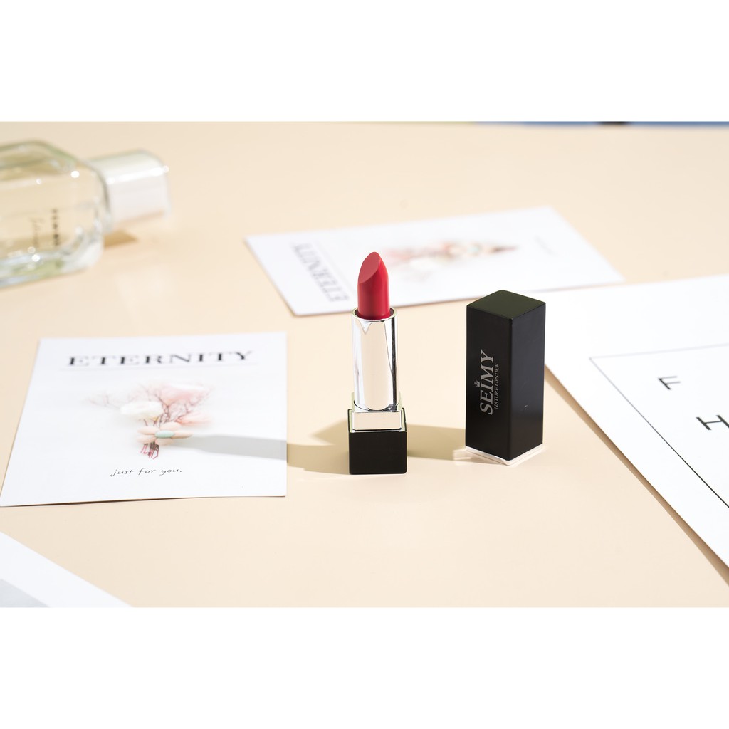 Son lì thiên nhiên không chì Seimy - Nature Lipstick an toàn cho bà bầu, mềm môi, nhiều dưỡng, mùi thơm trái cây | BigBuy360 - bigbuy360.vn