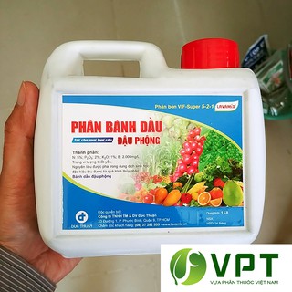 Phân Bánh Dầu Đậu Phộng dạng nước 1 Lít