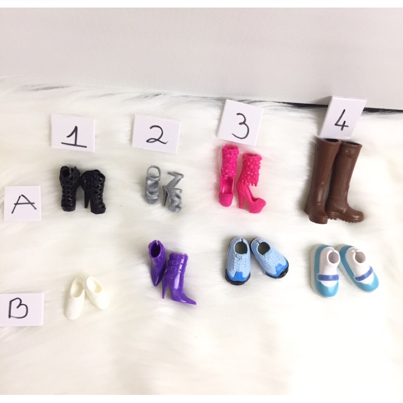 Pk A- giày dành cho búp bê barbie , my scene