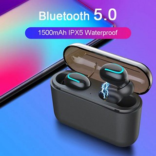 (CAO CẤP) Tai Nghe Bluetooth 5.0, Tai Nghe Không Dây Q32 - Chống Nước IPX5, Nghe 60h, Sạc Điện Thoại, Tự Động Kết Nối
