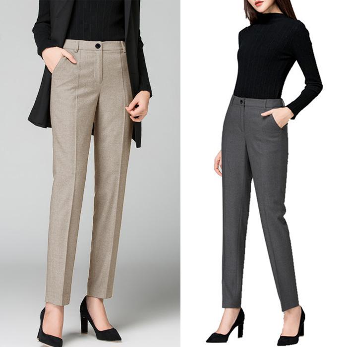 SHOPPRO - THỜI TRANG CÔNG SỞ - QUẦN TÂY CÔNG SỞ - QUẦN TÂY NỮ ỐNG ĐỨNG KIỂU QUẦN TÂY HÀN QUỐC 3089