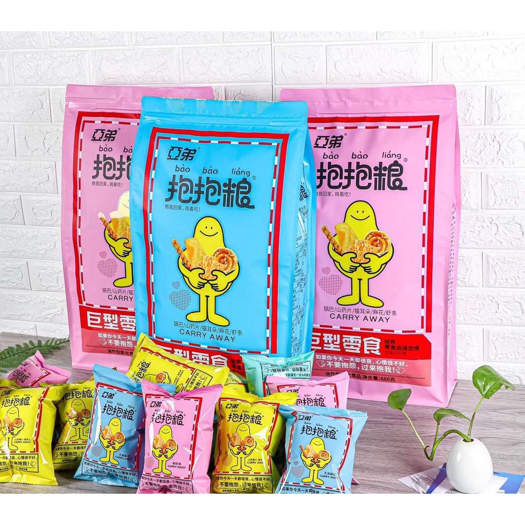 Box ăn vặt khổng lồ tổng hơp các mẫu bim bim / snacks Doremon