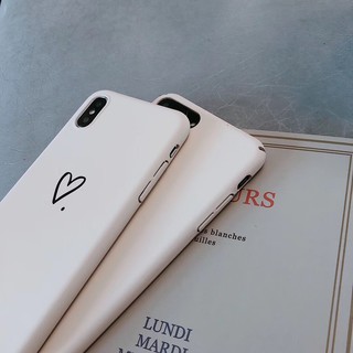 [ FREESHIP TỪ 50K TOÀN QUỐC ] Ốp lưng Iphone trơn trái tim cứng