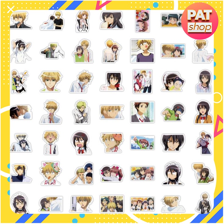 Sticker PVC BST HÌnh Anime Vì Tôi Là Người Giúp Việc #234