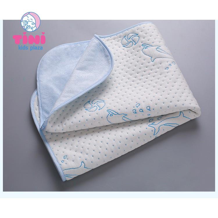 Tấm lót chống thấm cao cấp 4 lớp cho bé size 30x30 cm