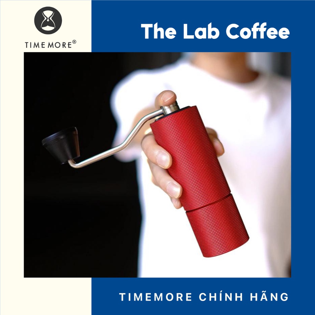 Cối xay cà phê cầm tay Timemore Chestnut C2 - Phiên bản giới hạn màu đỏ Limited Festival Red
