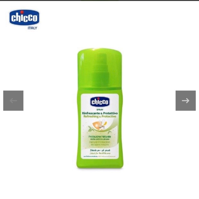 Xịt chống muỗi Chicco extra 100ml dùng được cho bà bầu và bé sơ sinh